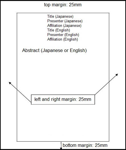 abstract title page template